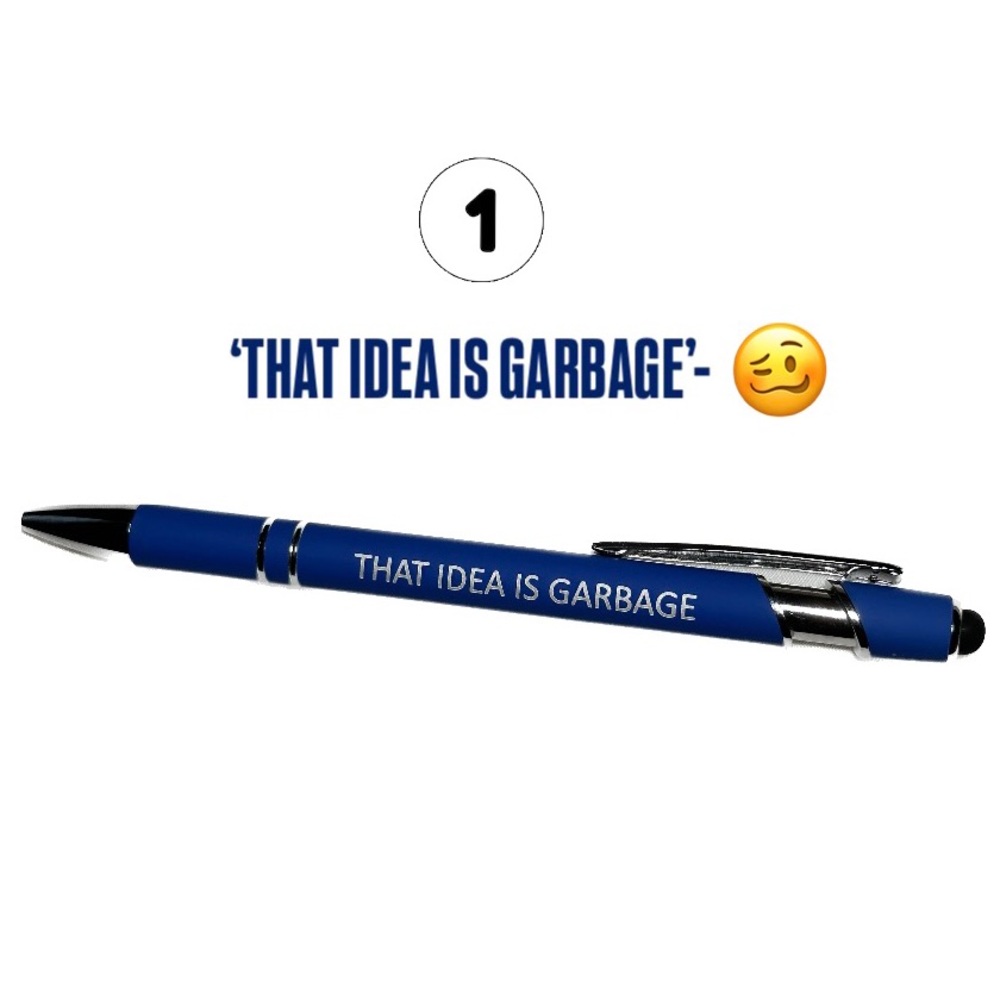Funny Phrase Pen (1) with Stylus - Picture 3 of 16